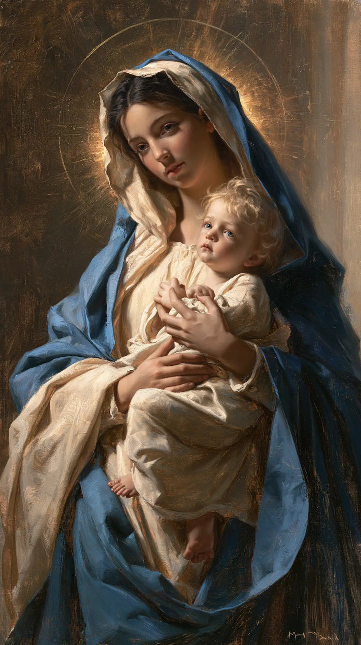 Virgin Mary and Child Jesus - Mary Presenting the Child Jesus · Portrait n° 5