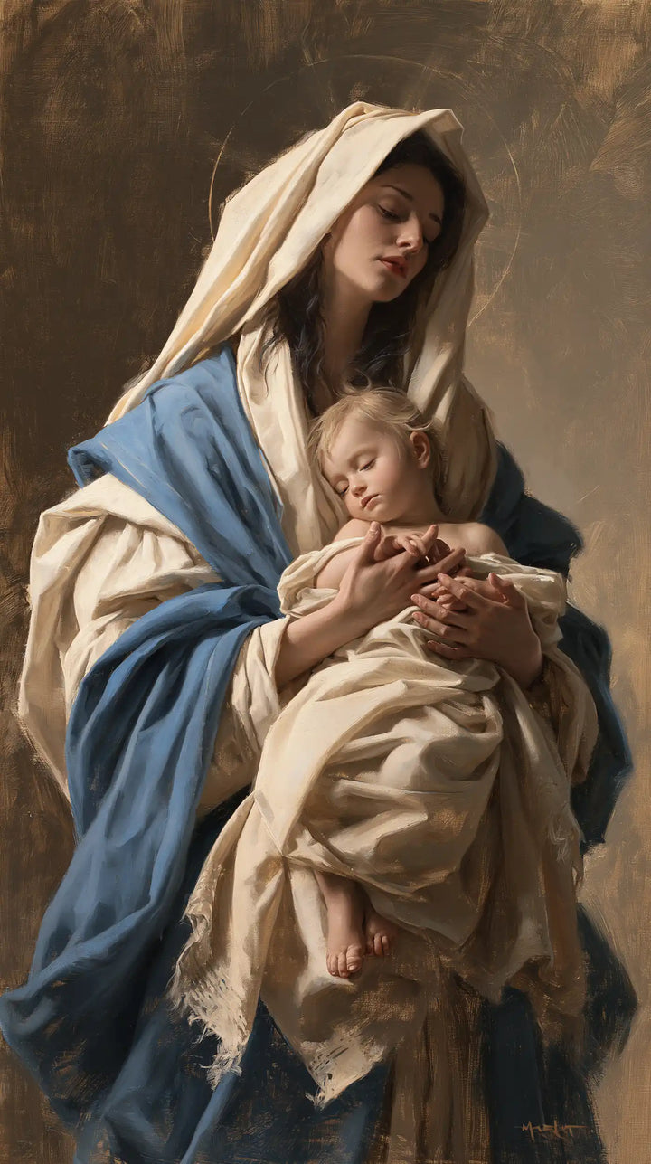 Virgin Mary and Child Jesus - Mary Presenting the Child Jesus · Portrait n° 19