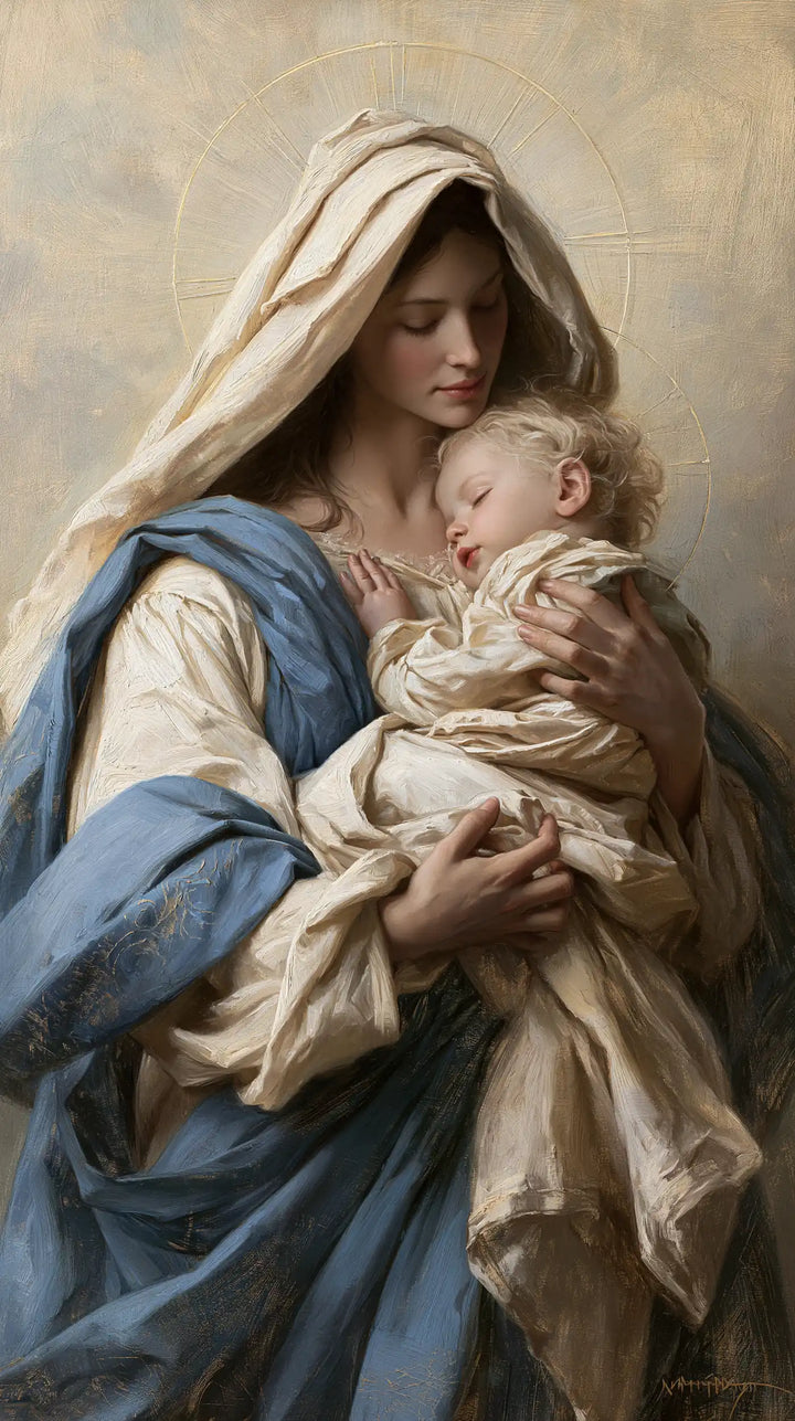 Virgin Mary and Child Jesus - Mary Presenting the Child Jesus · Portrait n° 21