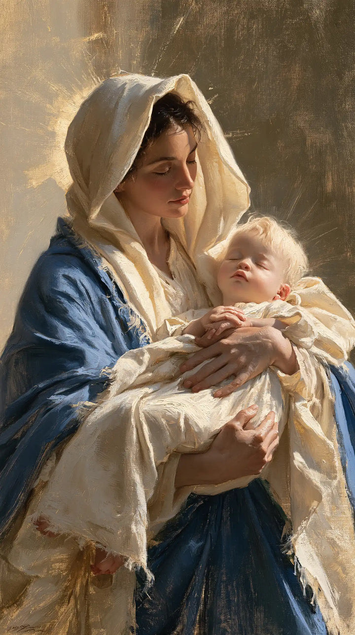 Virgin Mary and Child Jesus - Mary Presenting the Child Jesus · Portrait n° 23
