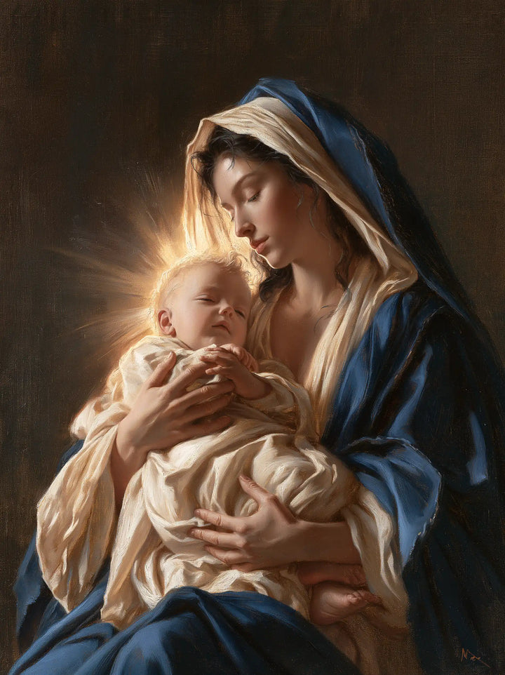 Virgin Mary and Child Jesus - Mary Presenting the Child Jesus · Portrait n° 29
