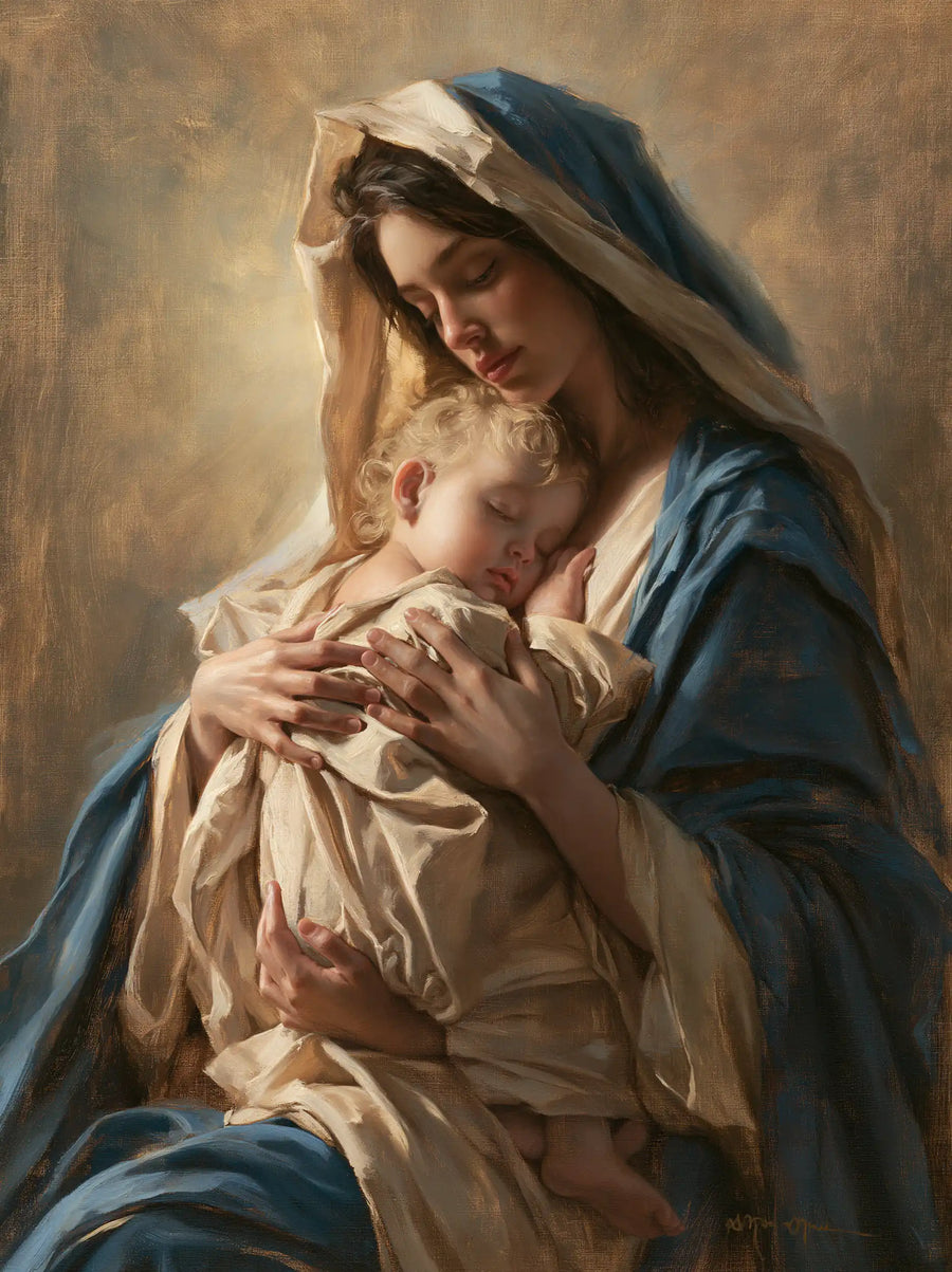 Virgin Mary and Child Jesus - Mary Presenting the Child Jesus · Portrait n° 34