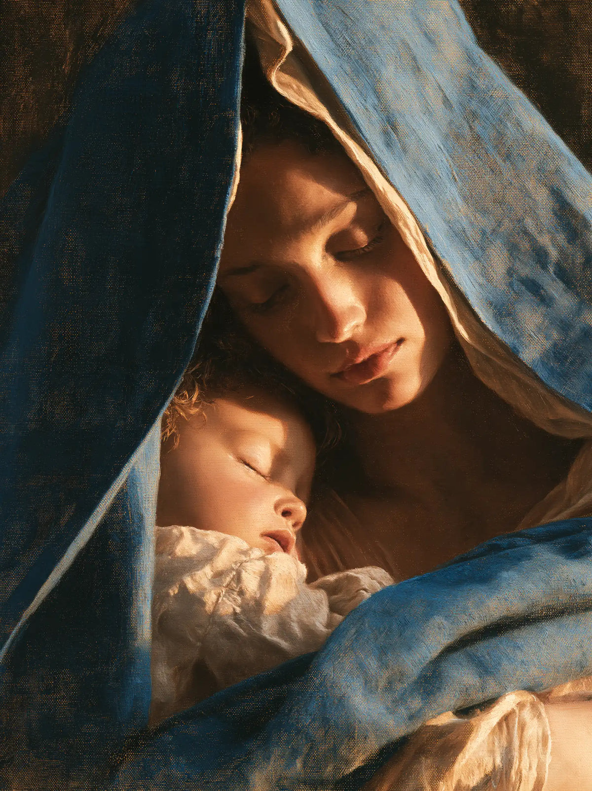 The Virgin and Child — The Secret of Two Sheltered Faces