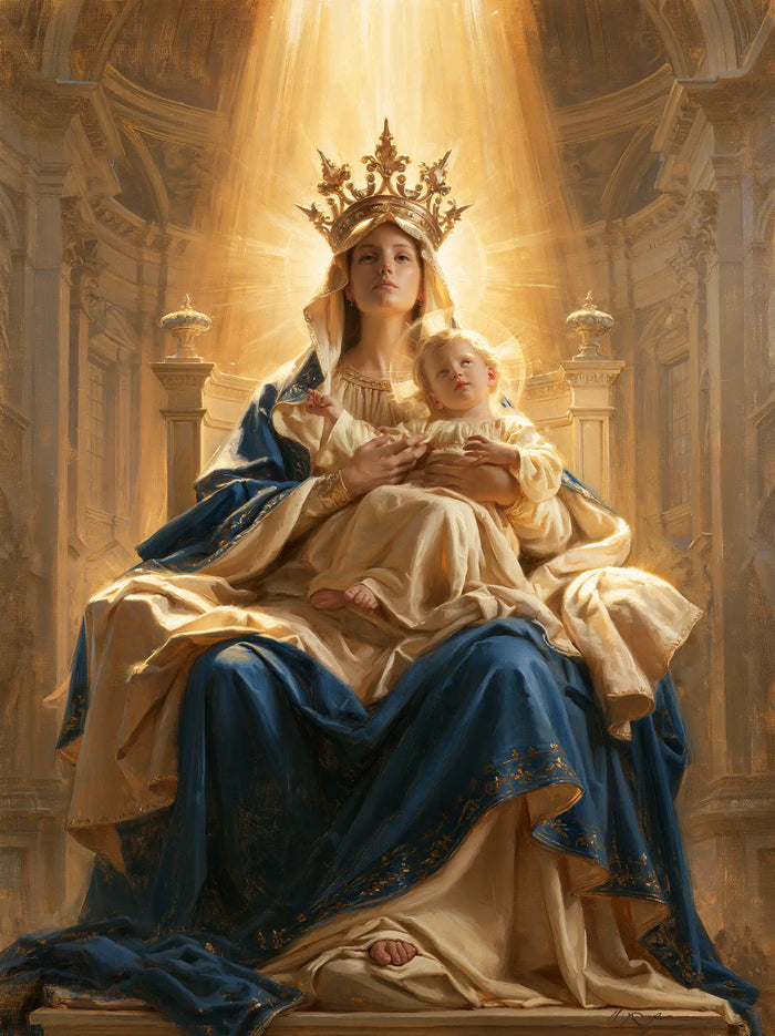 The Virgin and Child — The Queen in the Unfurled Golden Mantle