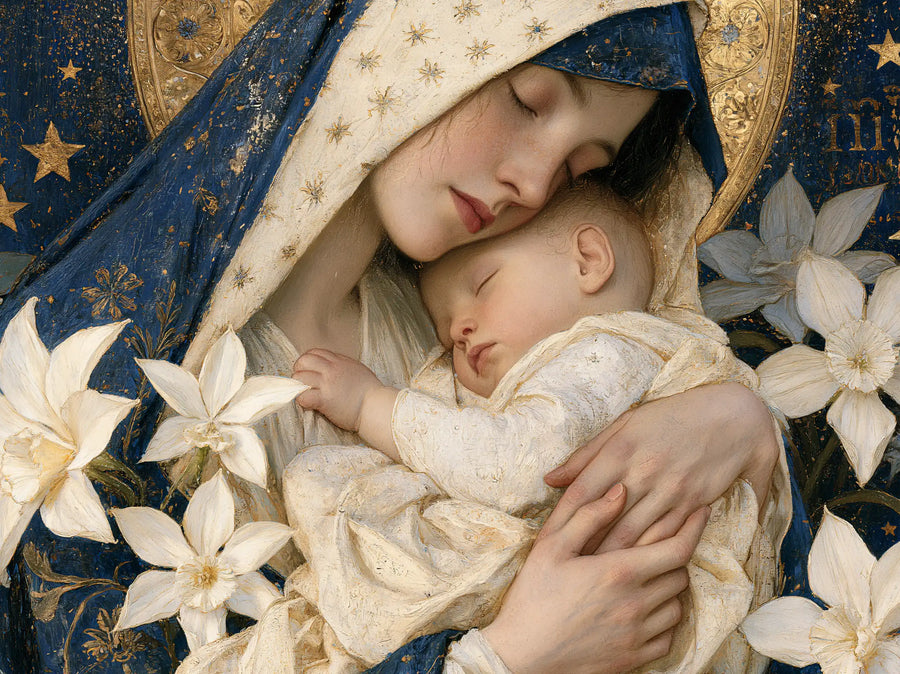Virgin Mary and Child Jesus - Symbolist · Landscape n° 4