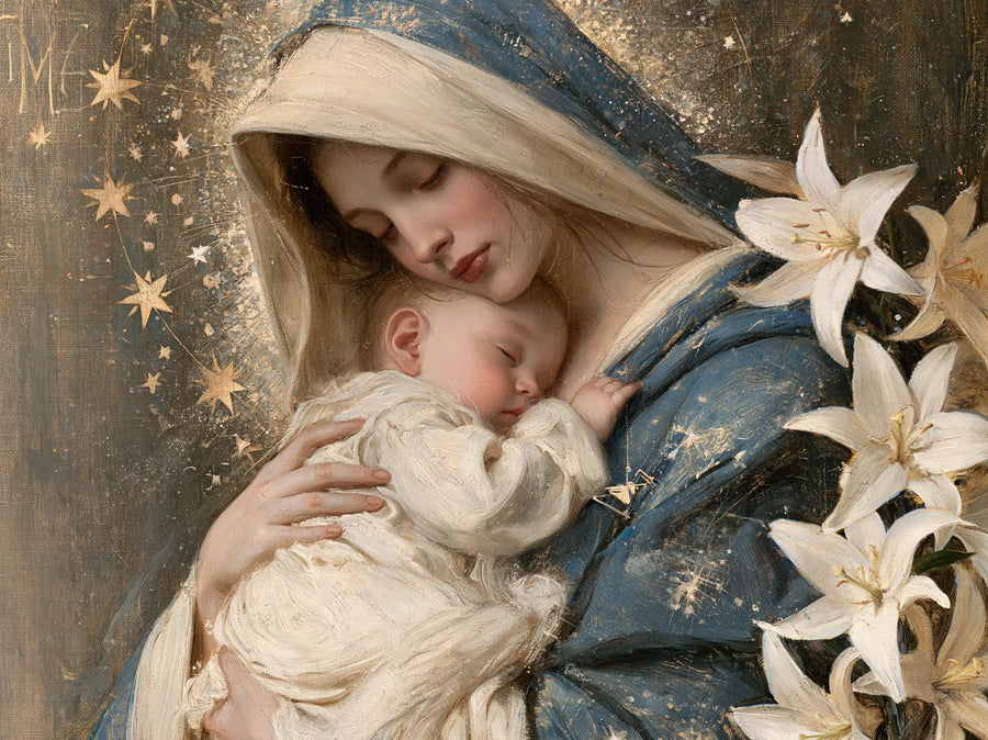 Virgin Mary and Child Jesus - Symbolist · Landscape n° 9